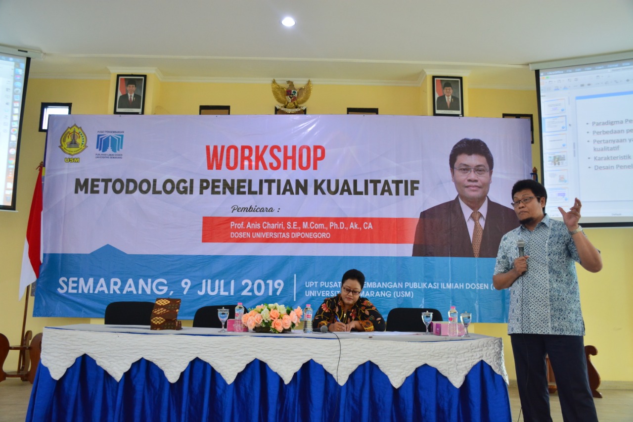 USM Gelar Workshop Penelitian Kualitatif – LLDIKTI